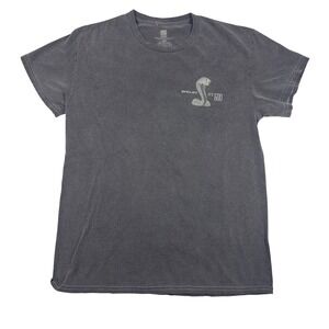 Shelby GT350 1966 Mustang Cobra Graphic T-Shirt Mens Small Charcoal Grey Ford